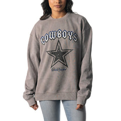 NFL Dallas Cowboys The Wild Collective Unisex Distressed Pullover Sweatshirt