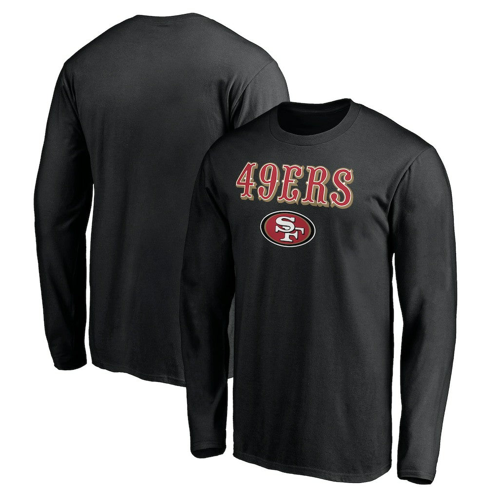NFL San Francisco 49ers Team Lockup Long Sleeve T-Shirt