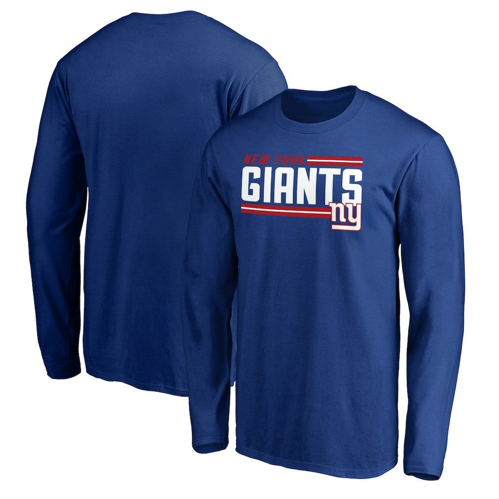 NFL New York Giants On Side Stripe Long Sleeve T-Shirt