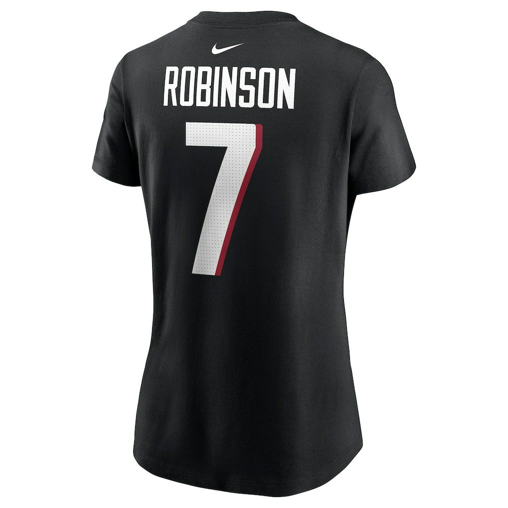 NFL Atlanta Falcons Bijan Robinson  Women's Player Name & Number T-Shirt
