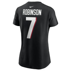 NFL Atlanta Falcons Bijan Robinson  Women's Player Name & Number T-Shirt