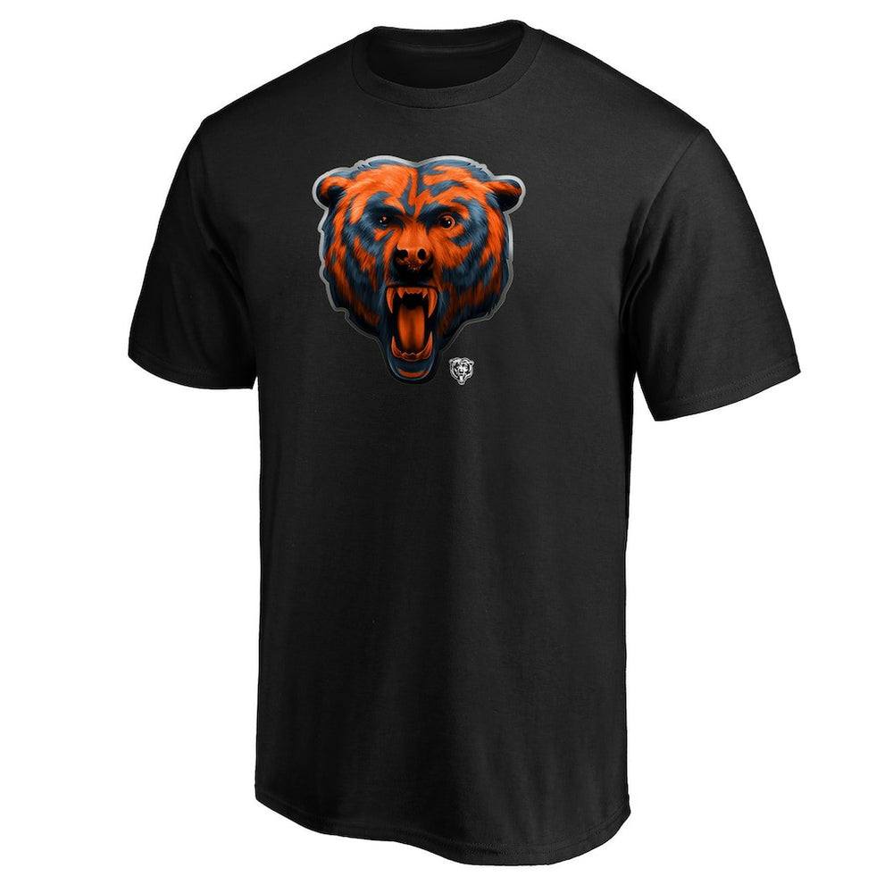 NFL Chicago Bears Midnight Mascot Team Logo T-Shirt