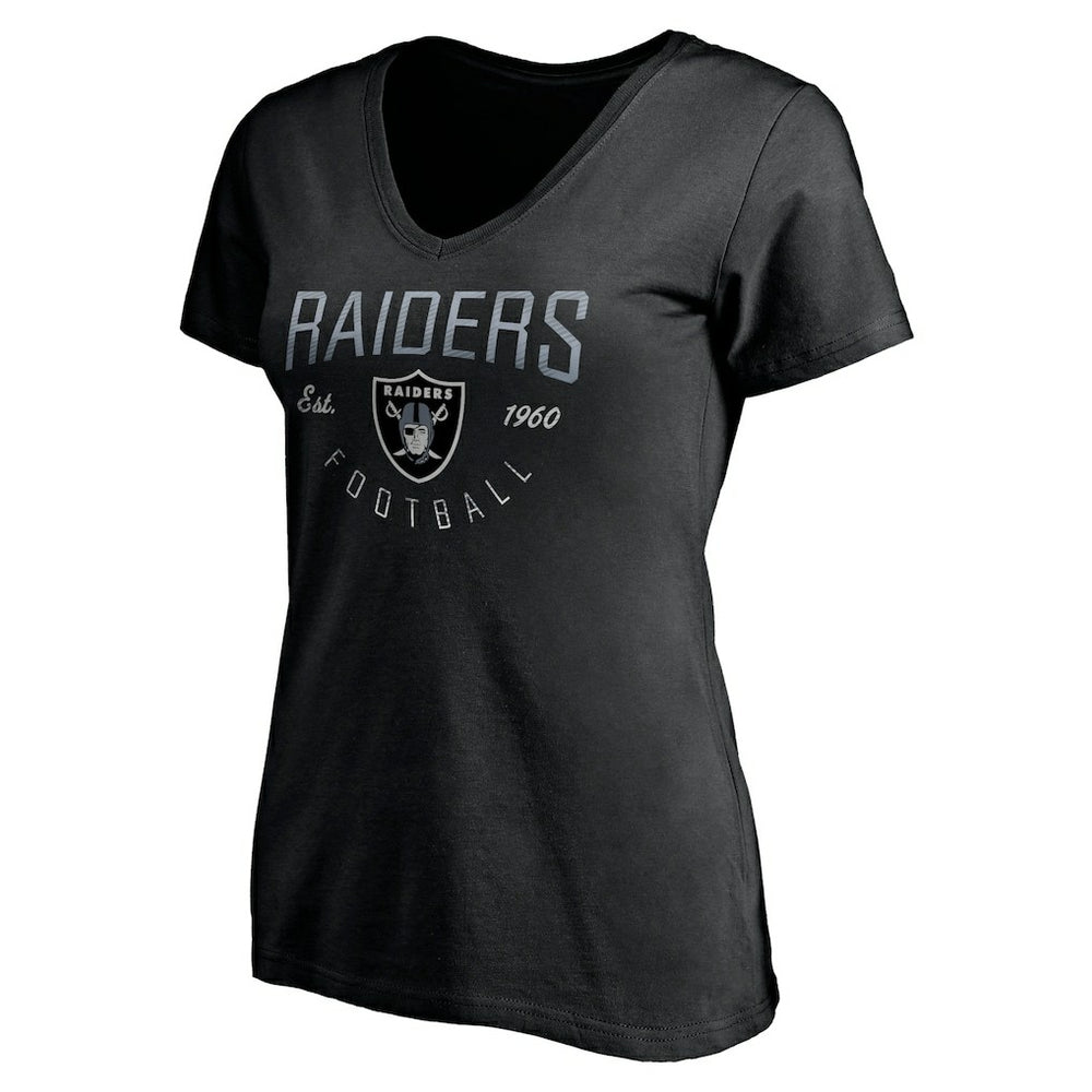 NFL Las Vegas Raiders Women's Live For It V-Neck T-Shirt
