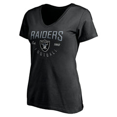 NFL Las Vegas Raiders Women's Live For It V-Neck T-Shirt