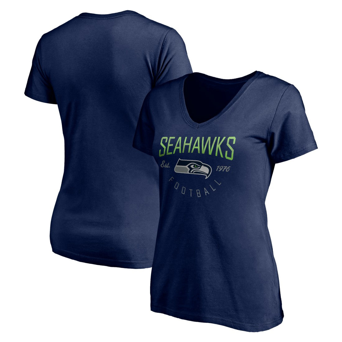 NFL Seattle Seahawks Women's Live For It V-Neck T-Shirt