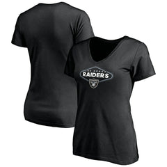NFL Las Vegas Raiders Women's Hometown Collection 1st Down V-Neck T-Shirt