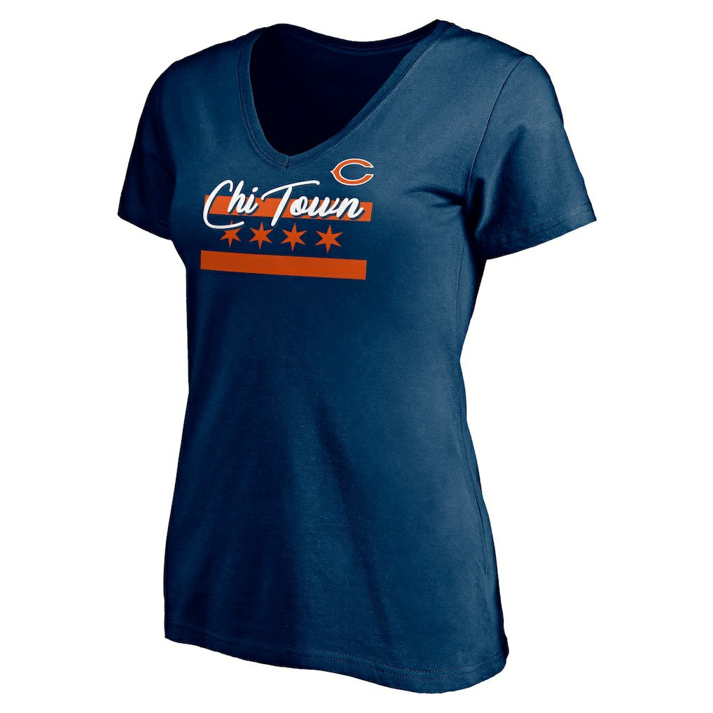 NFL Chicago Bears Women's Hometown Collection Chi Town V-Neck T-Shirt