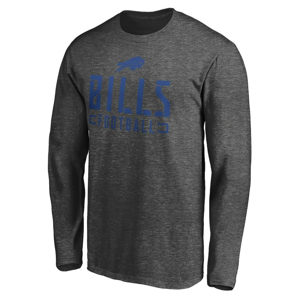 NFL Buffalo Bills Stencil Stack Long Sleeve T-Shirt