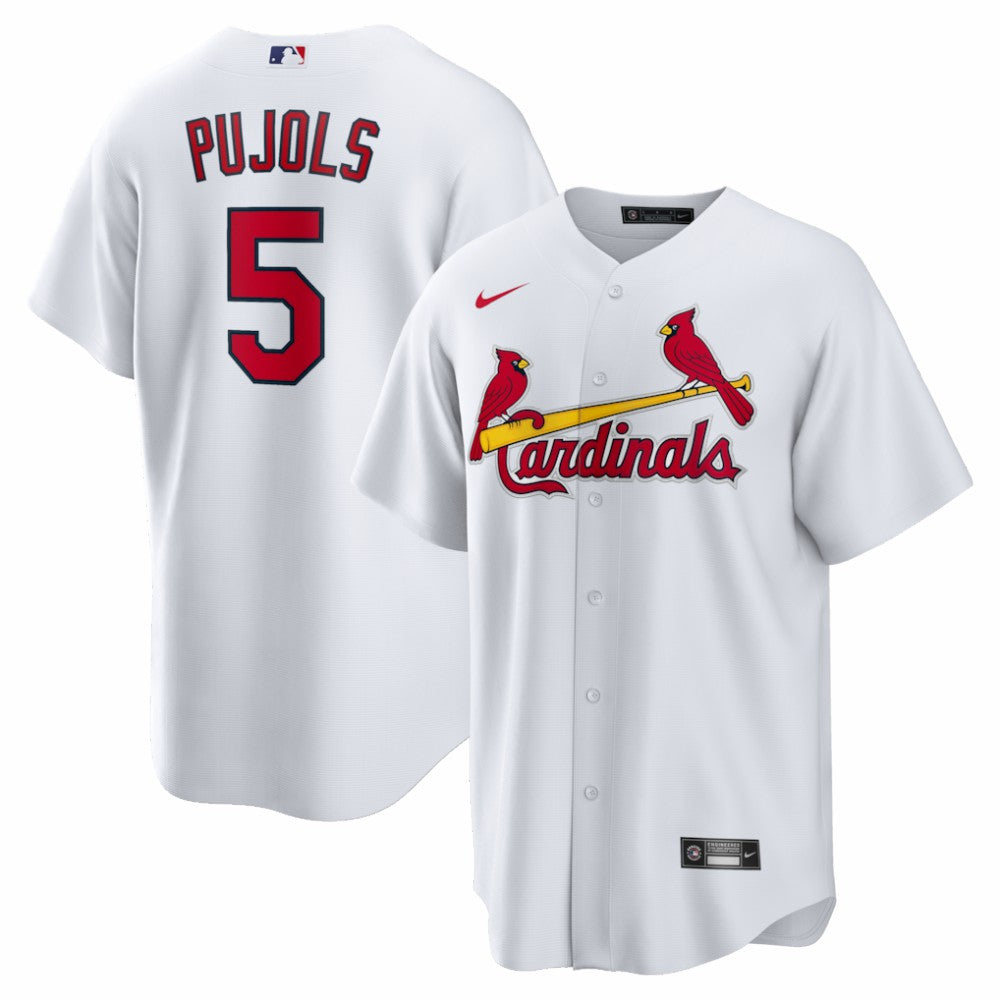 Albert Pujols St. Louis Cardinals Home Retired Player Replica Jersey - White | Nike