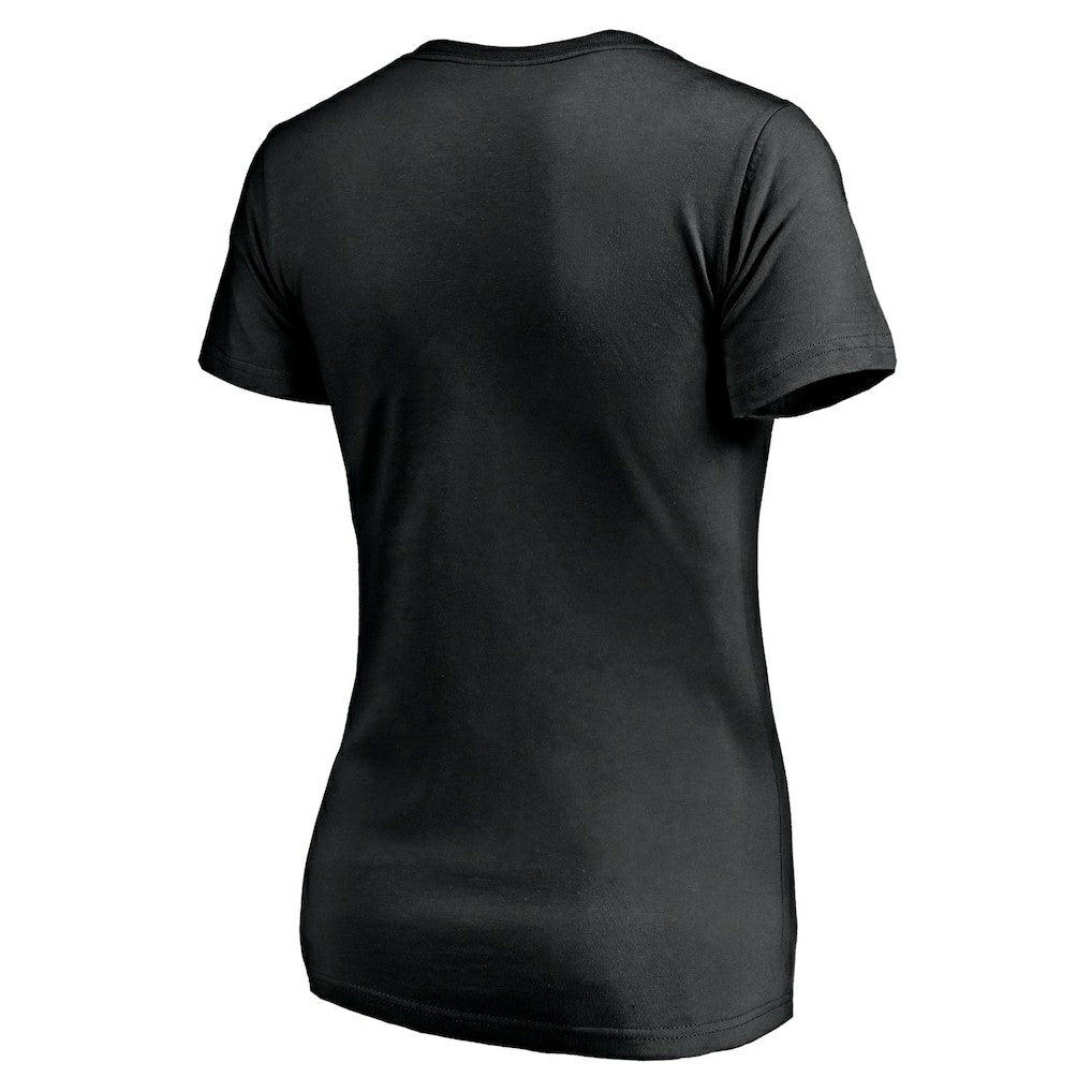 NFL Las Vegas Raiders Women's Long Stride V-Neck T-Shirt