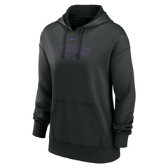 Colorado Rockies Women's Authentic Collection Performance Pullover Hoodie - Black | Nike