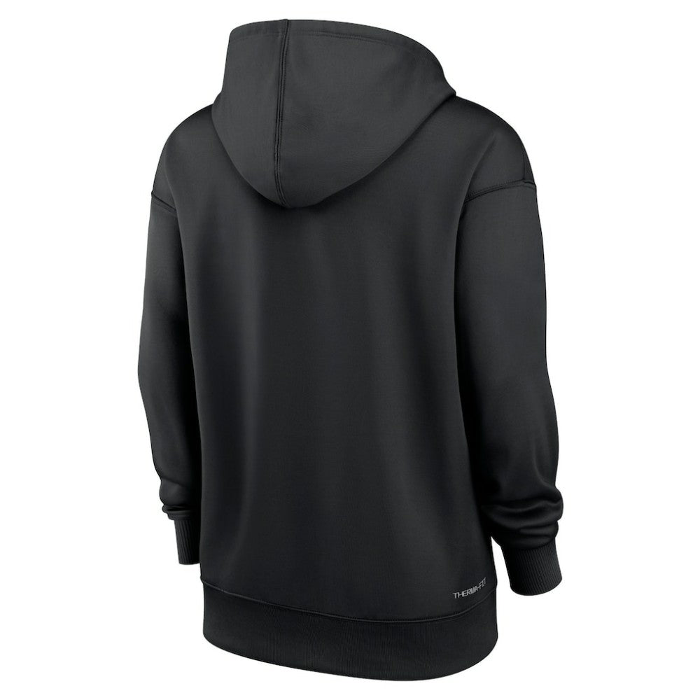 Colorado Rockies Women's Authentic Collection Performance Pullover Hoodie - Black | Nike