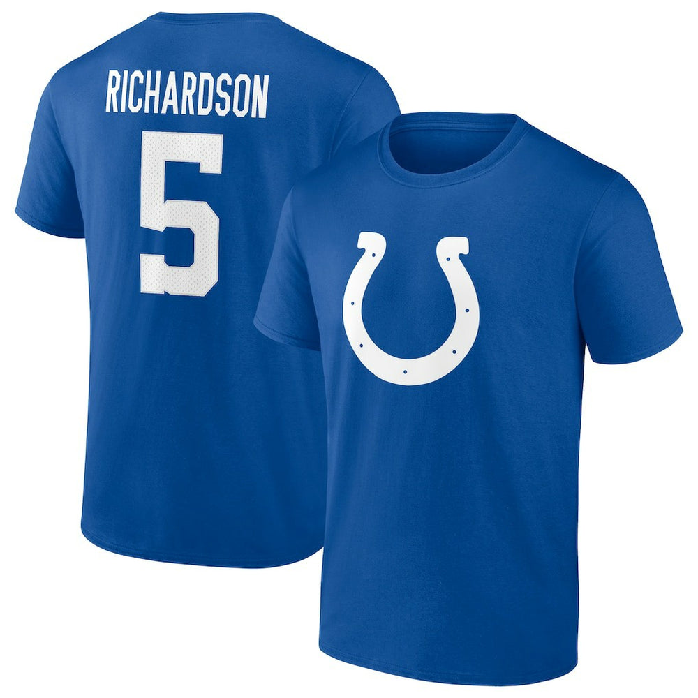 NFL Indianapolis Colts Anthony Richardson  Icon Name & Number T-Shirt