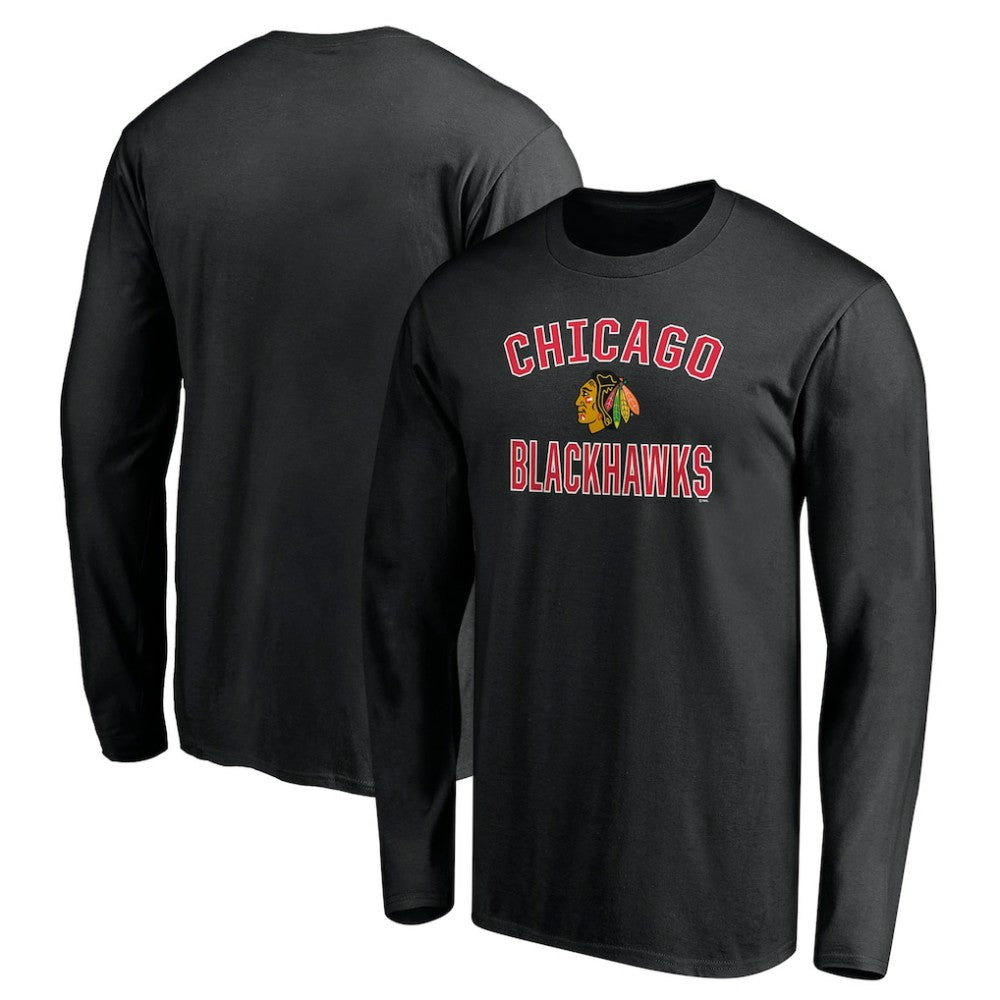 Chicago Blackhawks Victory Arch Long Sleeve T-Shirt