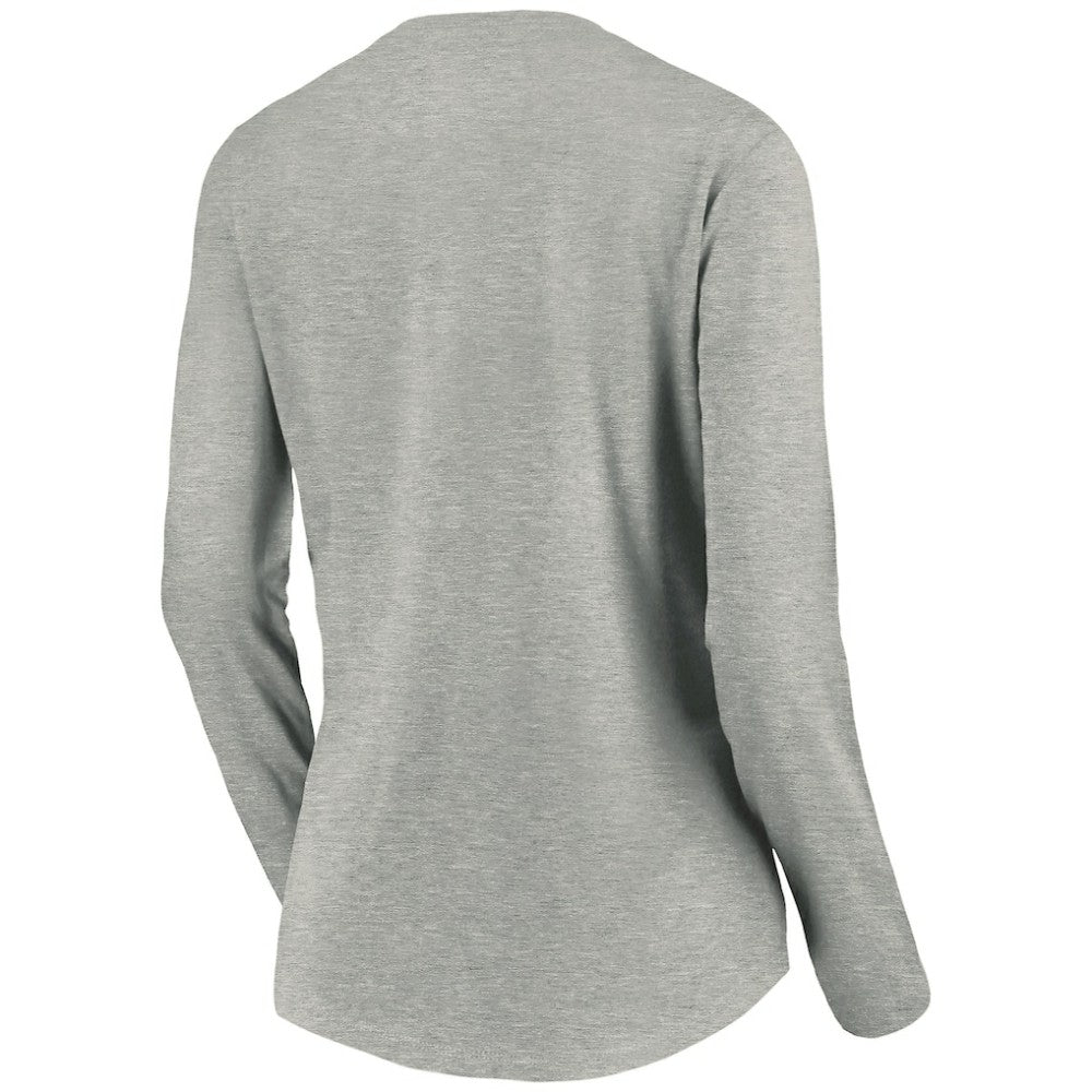 Seattle Kraken Women's Primary Logo V-Neck Long Sleeve T-Shirt
