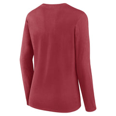 NFL Arizona Cardinals Women's Plus Size Foiled Play Long Sleeve T-Shirt
