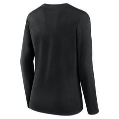 NFL Las Vegas Raiders Women's Plus Size Foiled Play Long Sleeve T-Shirt