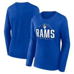 NFL Los Angeles Rams Women's Plus Size Foiled Play Long Sleeve T-Shirt