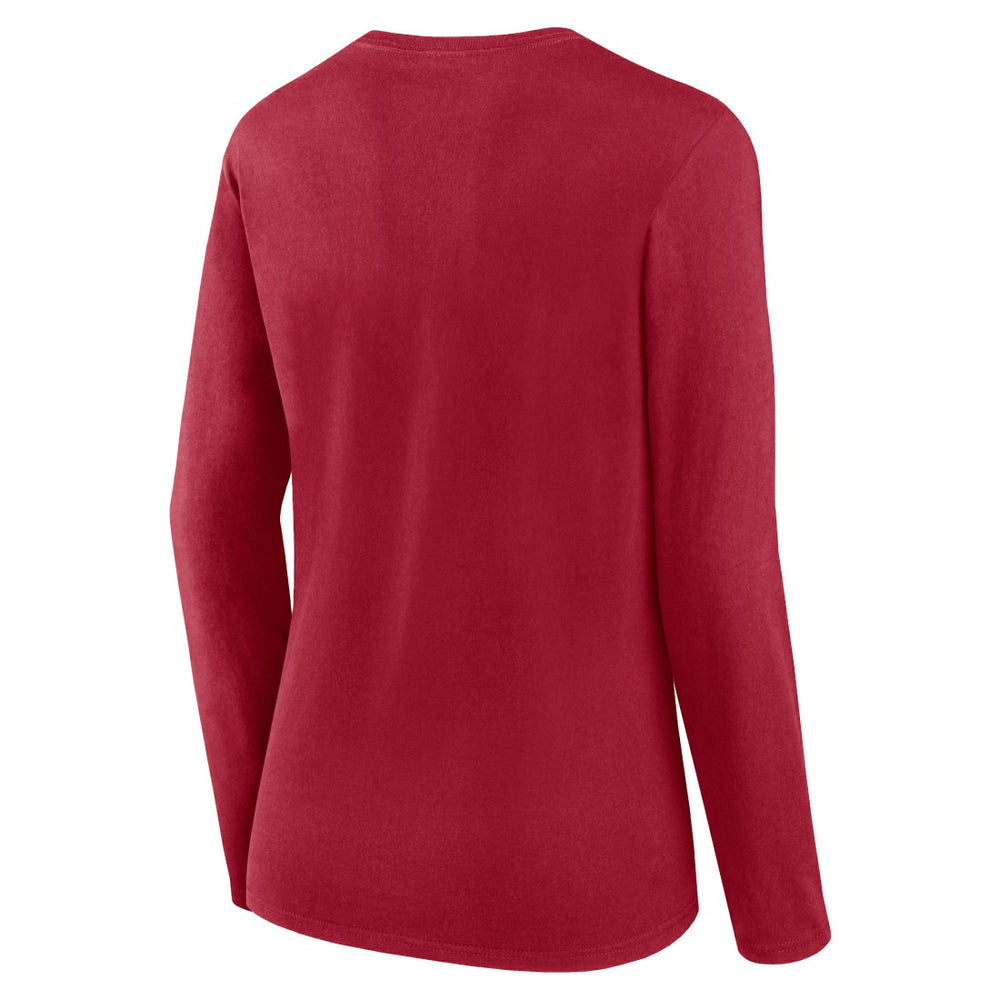 NFL Tampa Bay Buccaneers Women's Plus Size Foiled Play Long Sleeve T-Shirt