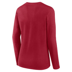 NFL Tampa Bay Buccaneers Women's Plus Size Foiled Play Long Sleeve T-Shirt