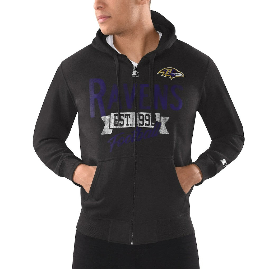 NFL Baltimore Ravens Starter Domestic Post Season Full-Zip Hoodie