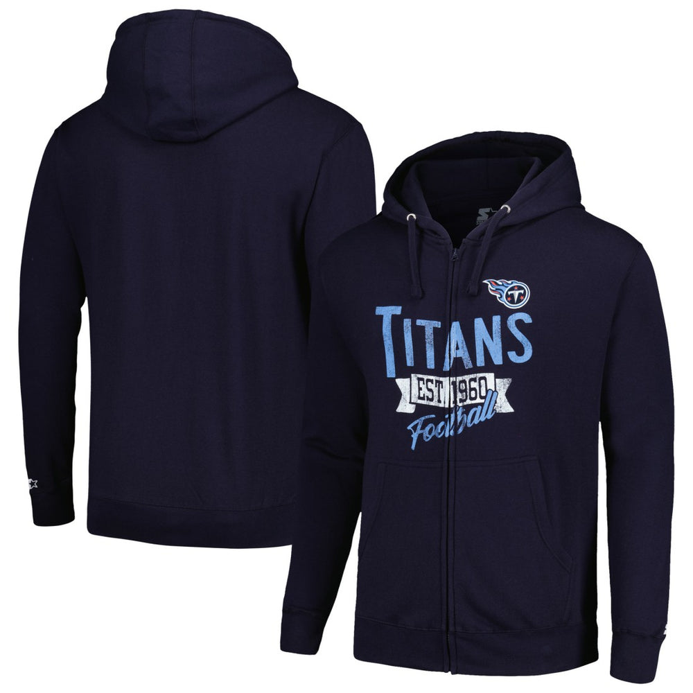 NFL Tennessee Titans Starter Domestic Post Season Full-Zip Hoodie