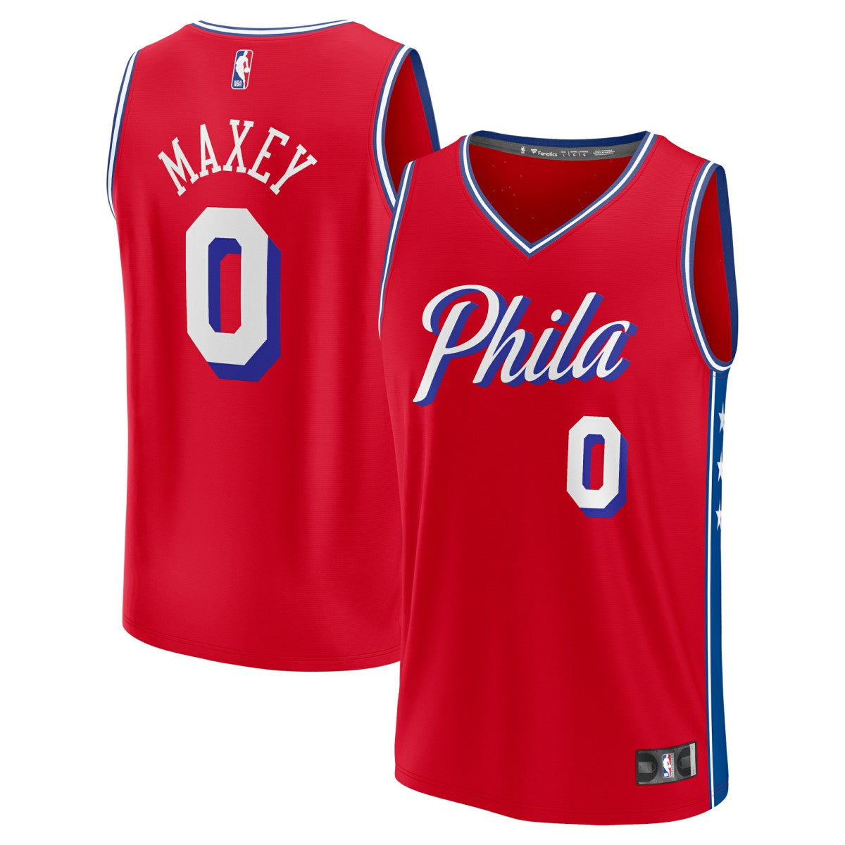 Tyrese Maxey Philadelphia 76ers Youth Fast Break Player Jersey - Statement Edition - Red | Fanatics sale