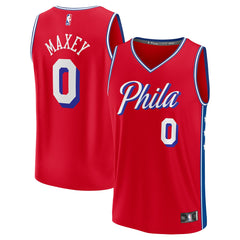 Tyrese Maxey Philadelphia 76ers Youth Fast Break Player Jersey - Statement Edition - Red | Fanatics sale