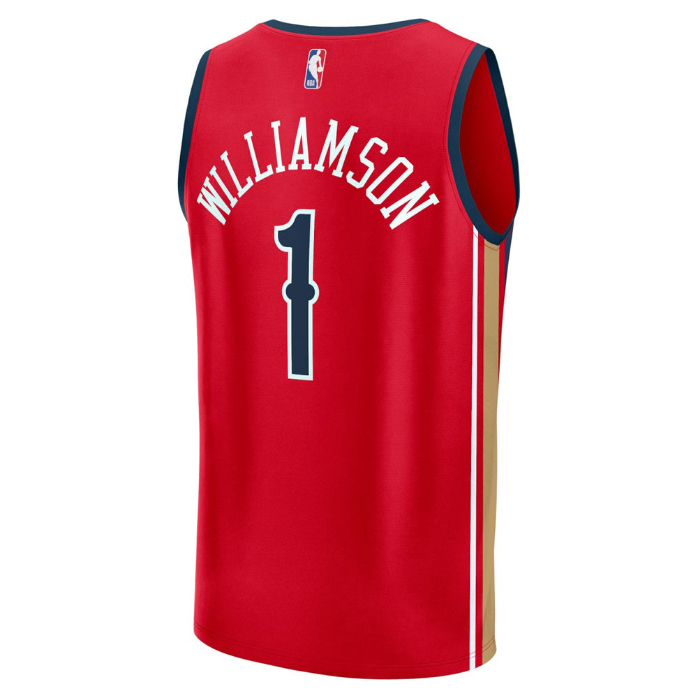 Zion Williamson New Orleans Pelicans Fast Break Replica Player Jersey - Statement Edition - Red | Fanatics online