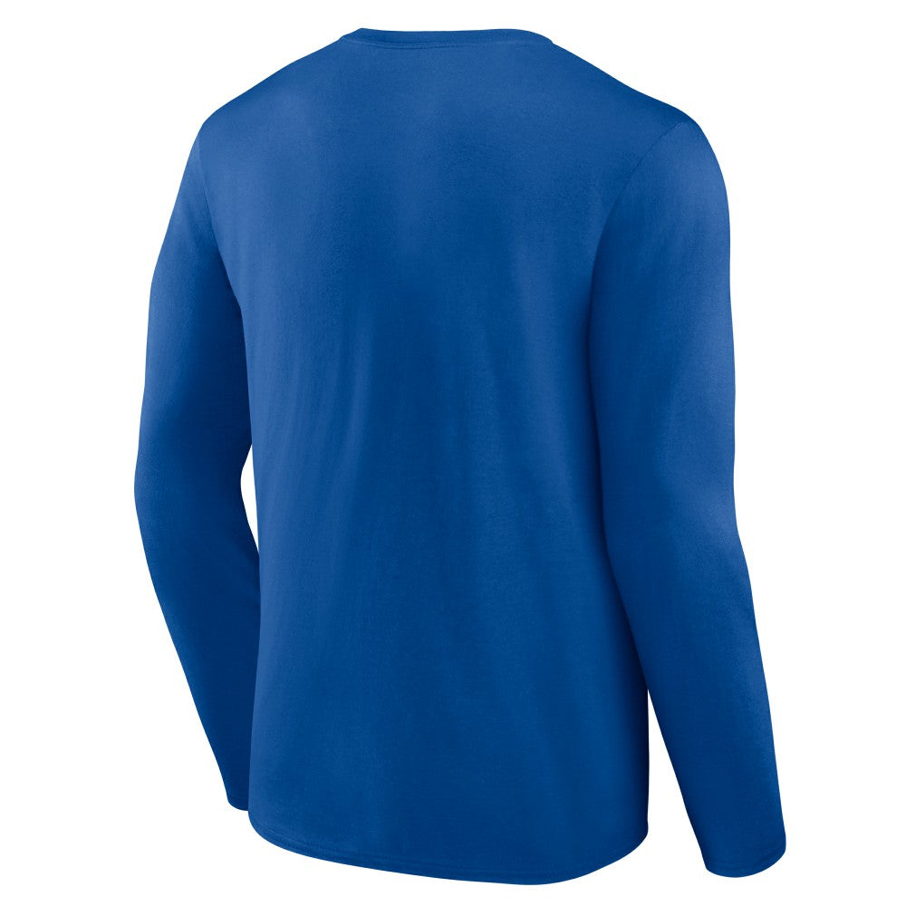 Kansas City Royals Logo Athletic Heart & Soul Long Sleeve T-Shirt - Royal