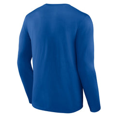 Kansas City Royals Logo Athletic Heart & Soul Long Sleeve T-Shirt - Royal