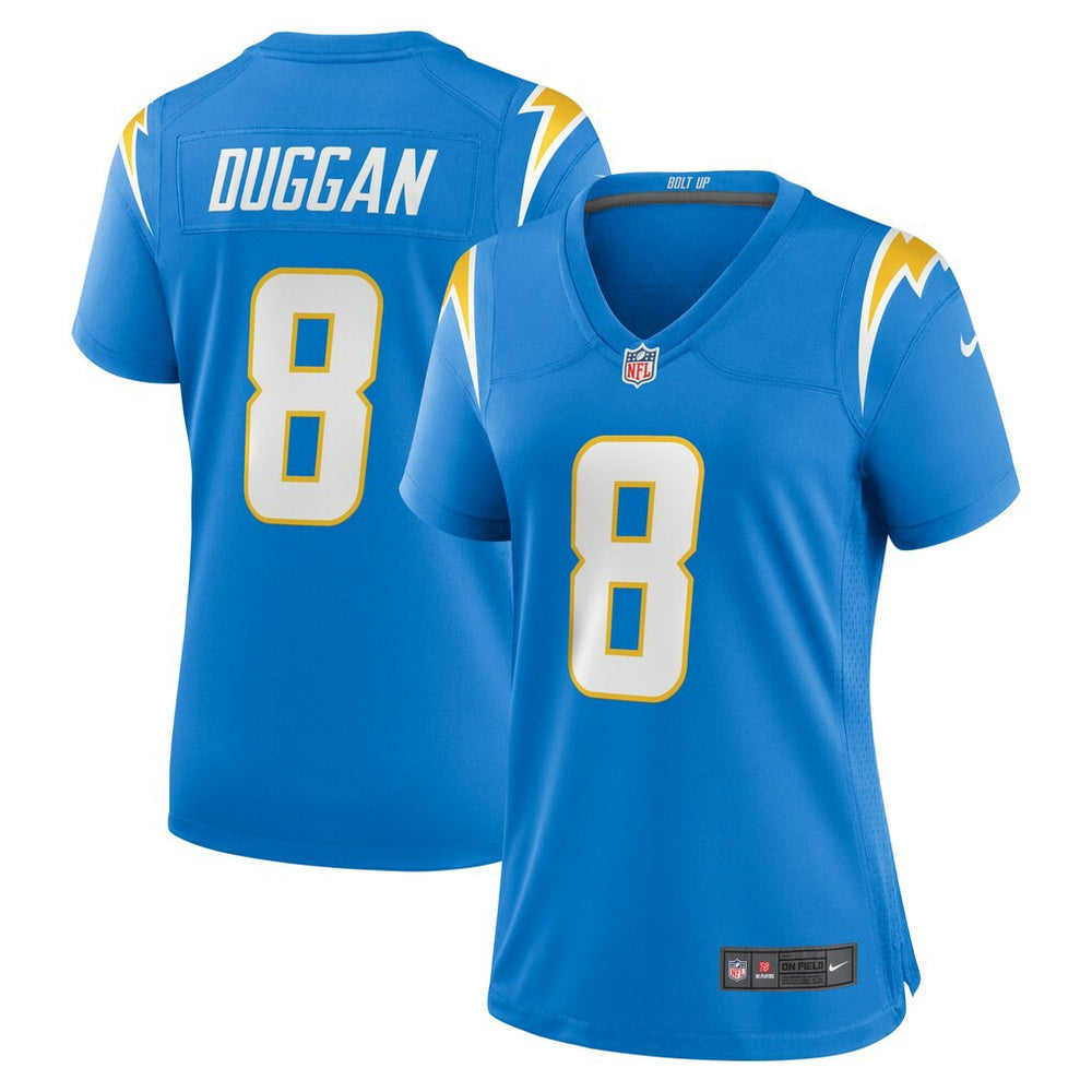 NFL Los Angeles Chargers Max Duggan  Women's Team Game Jersey