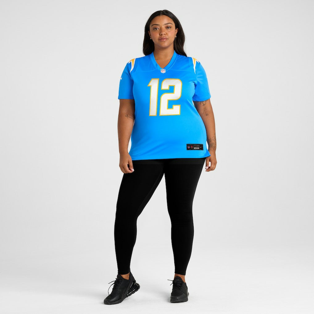 NFL Los Angeles Chargers Derius Davis  Women's Team Game Jersey