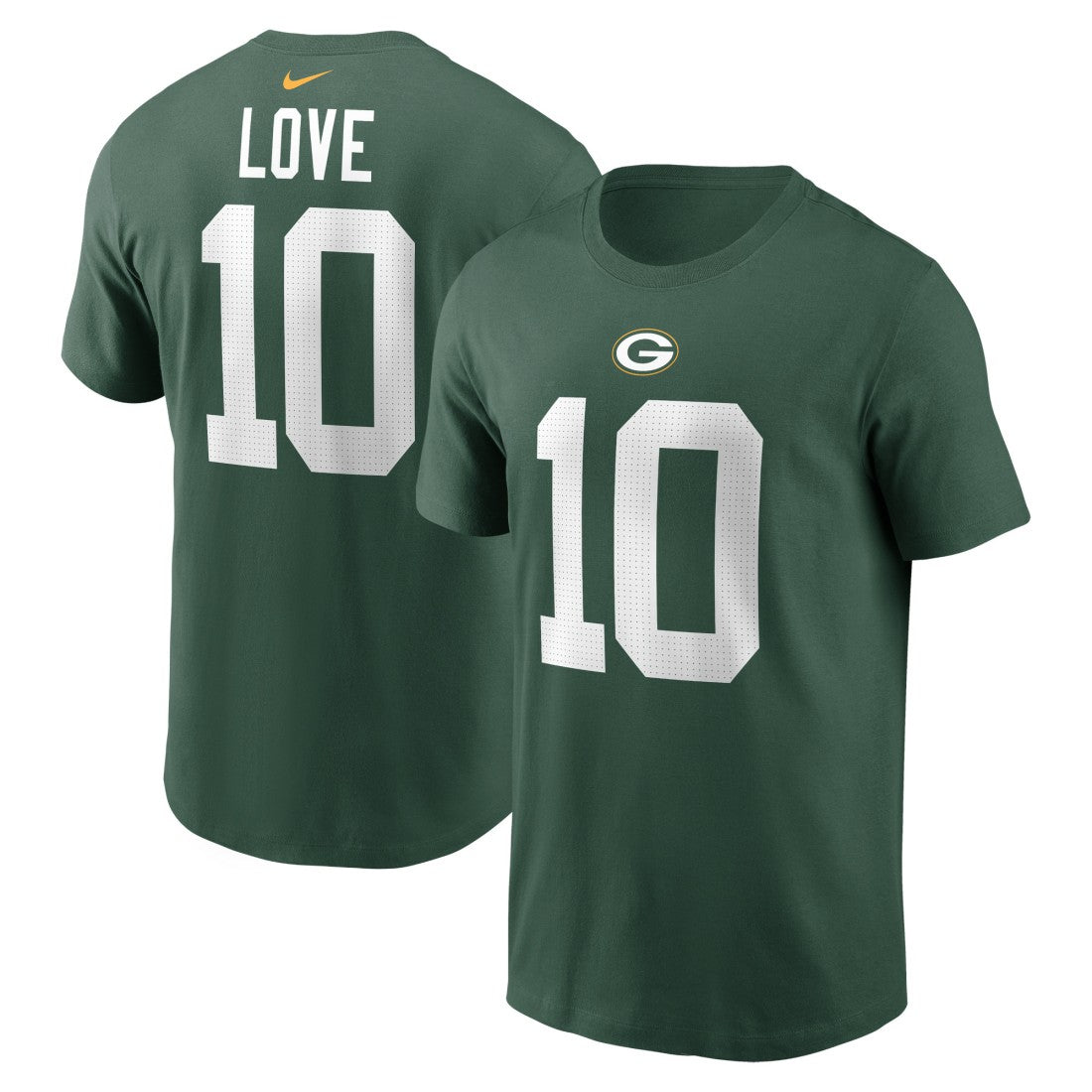 NFL Green Bay Packers Jordan Love  Player Name & Number T-Shirt