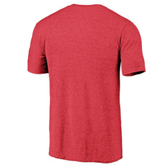 Boston Red Sox Official Logo Tri-Blend T-Shirt - Heather Red