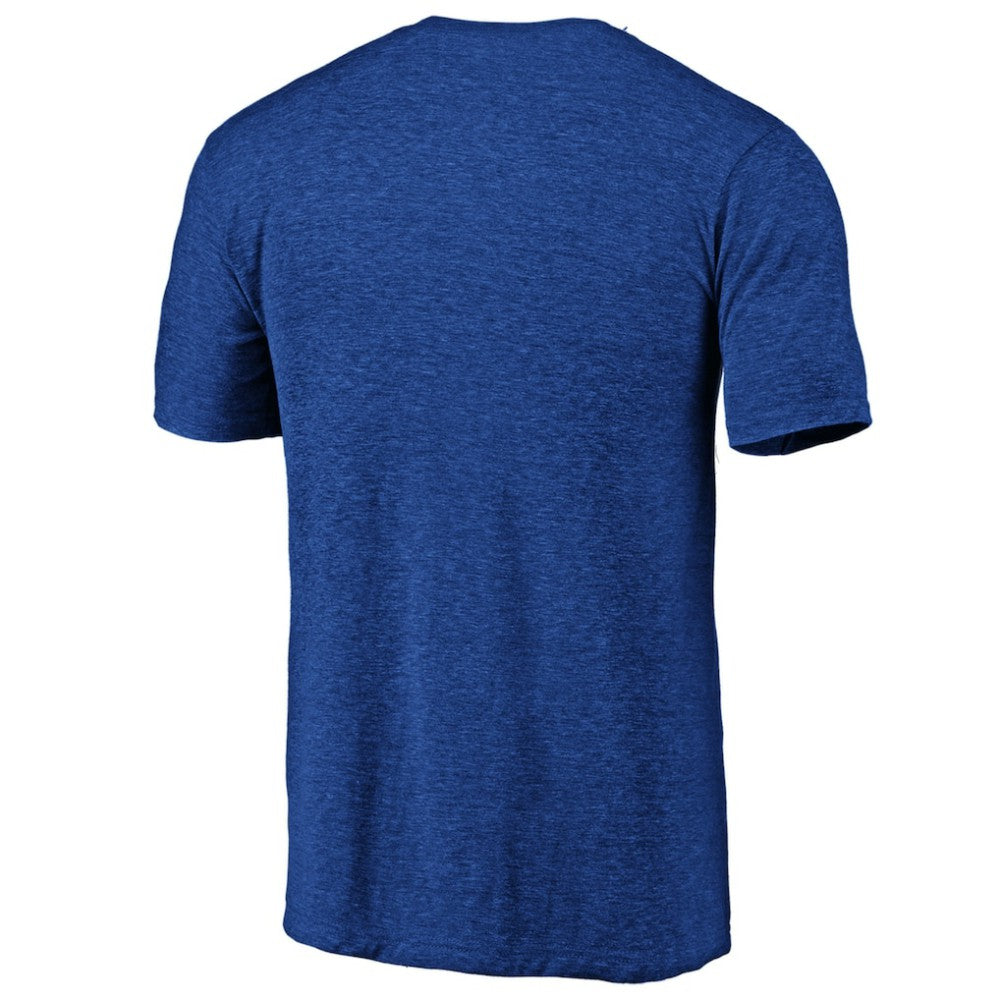Philadelphia Phillies Official Logo Tri-Blend T-Shirt - Heather Royal