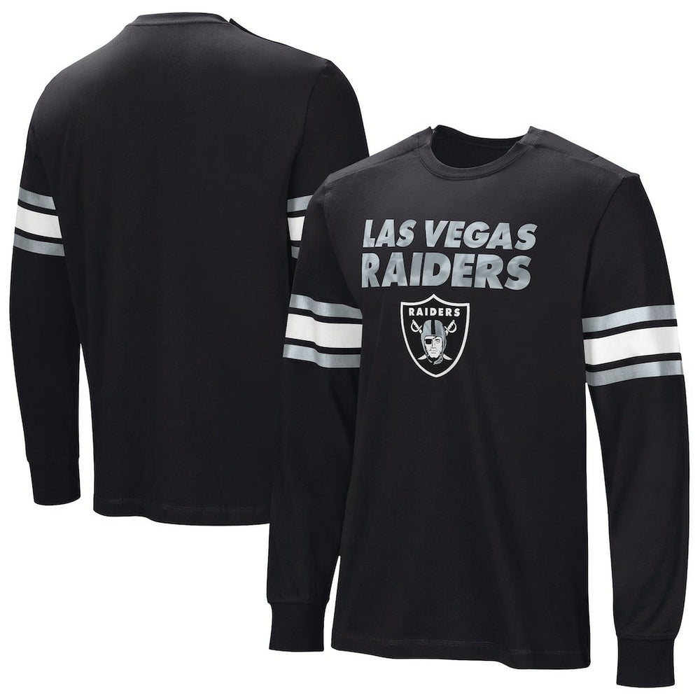 NFL Las Vegas Raiders Hands Off Long Sleeve Adaptive T-Shirt