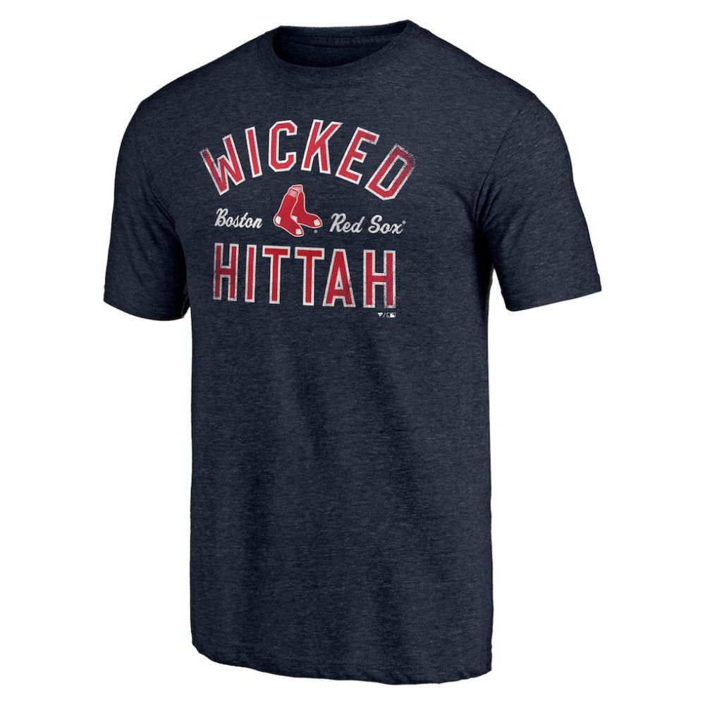 Boston Red Sox Hometown Collection Wicked Hittah Tri-Blend T-Shirt - Heather Navy