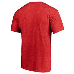 Cincinnati Reds Cooperstown Collection Throwback Logo Tri-Blend T-Shirt - Heather Red