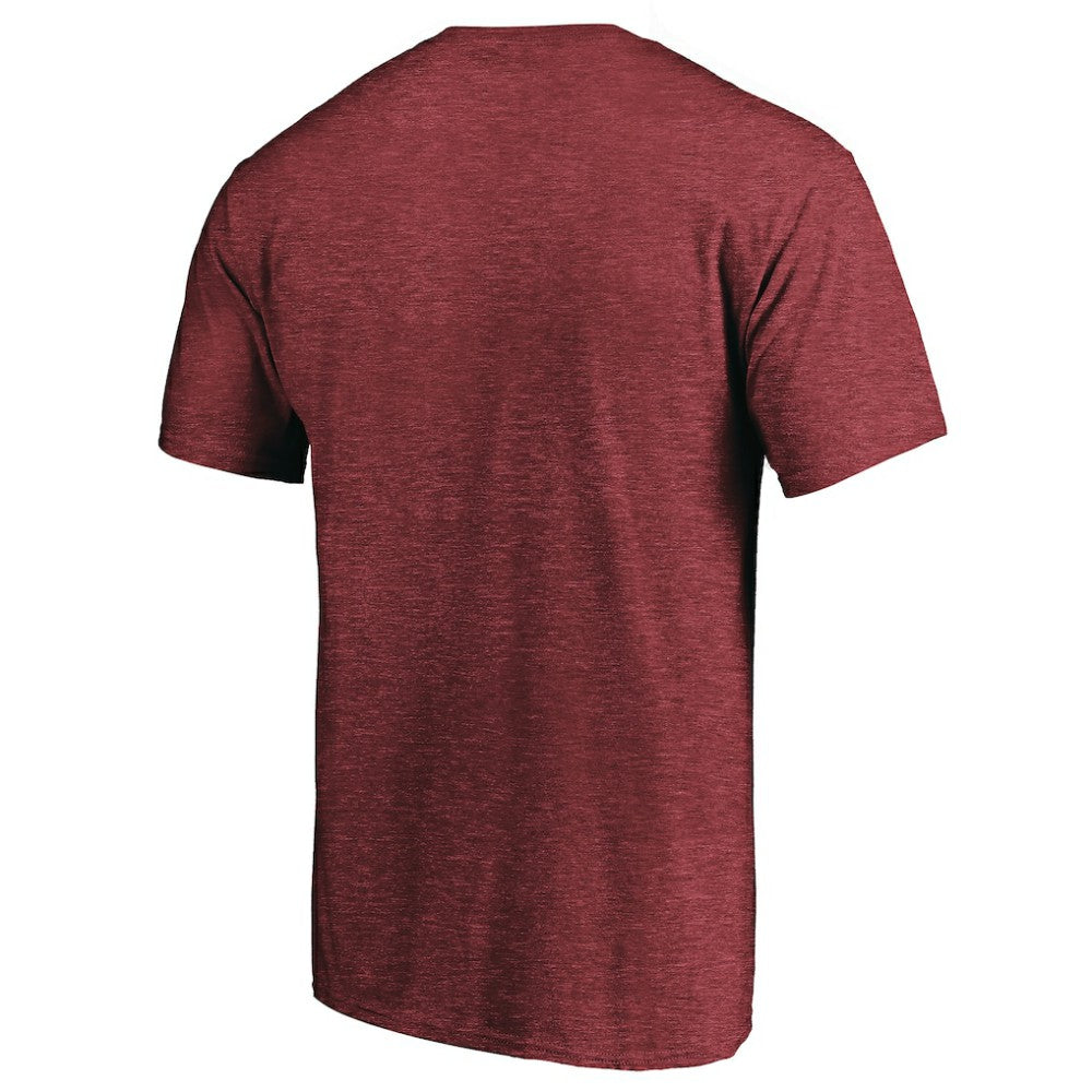 Philadelphia Phillies Cooperstown Collection Throwback Logo Tri-Blend T-Shirt - Burgundy