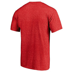 St. Louis Cardinals Cooperstown Collection Throwback Logo Tri-Blend T-Shirt - Heather Red
