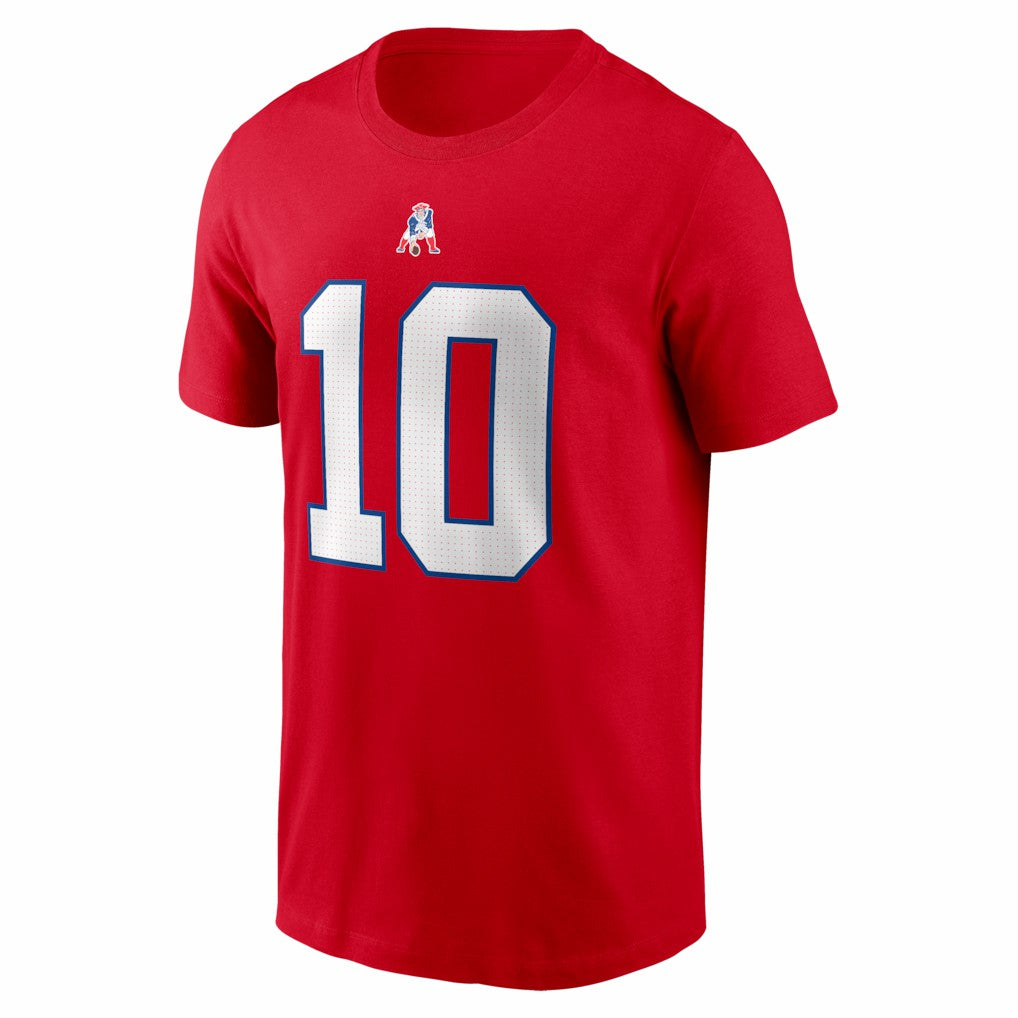 NFL New England Patriots Drake Maye  Name & Number T-Shirt