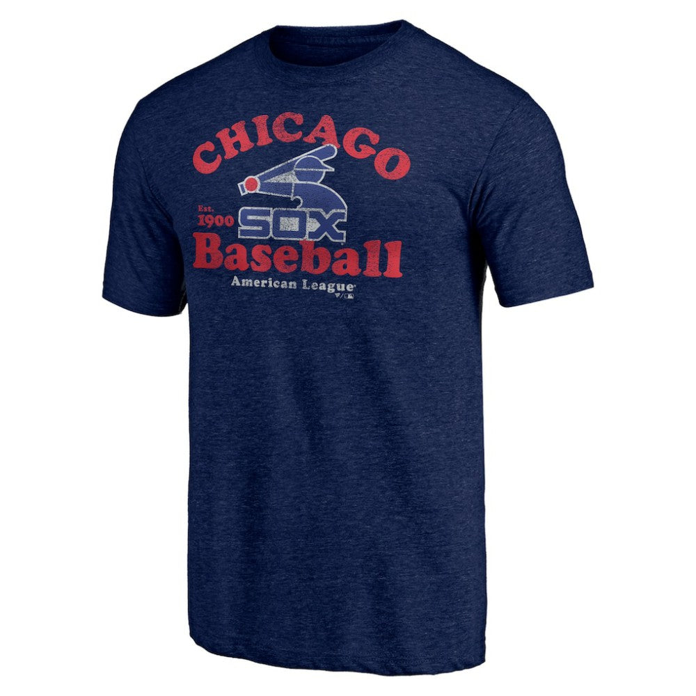 Chicago White Sox Cooperstown Collection Our Game Tri-Blend T-Shirt - Heather Navy