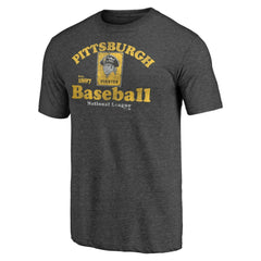 Pittsburgh Pirates Cooperstown Collection Our Game Tri-Blend T-Shirt - Heather Charcoal