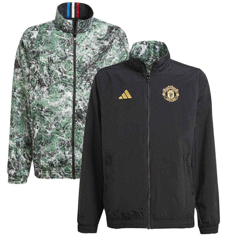 Manchester United x Stone Roses Originals Youth 2023/24 Reversible Anthem Full-Zip Jacket / Soccer Discount
