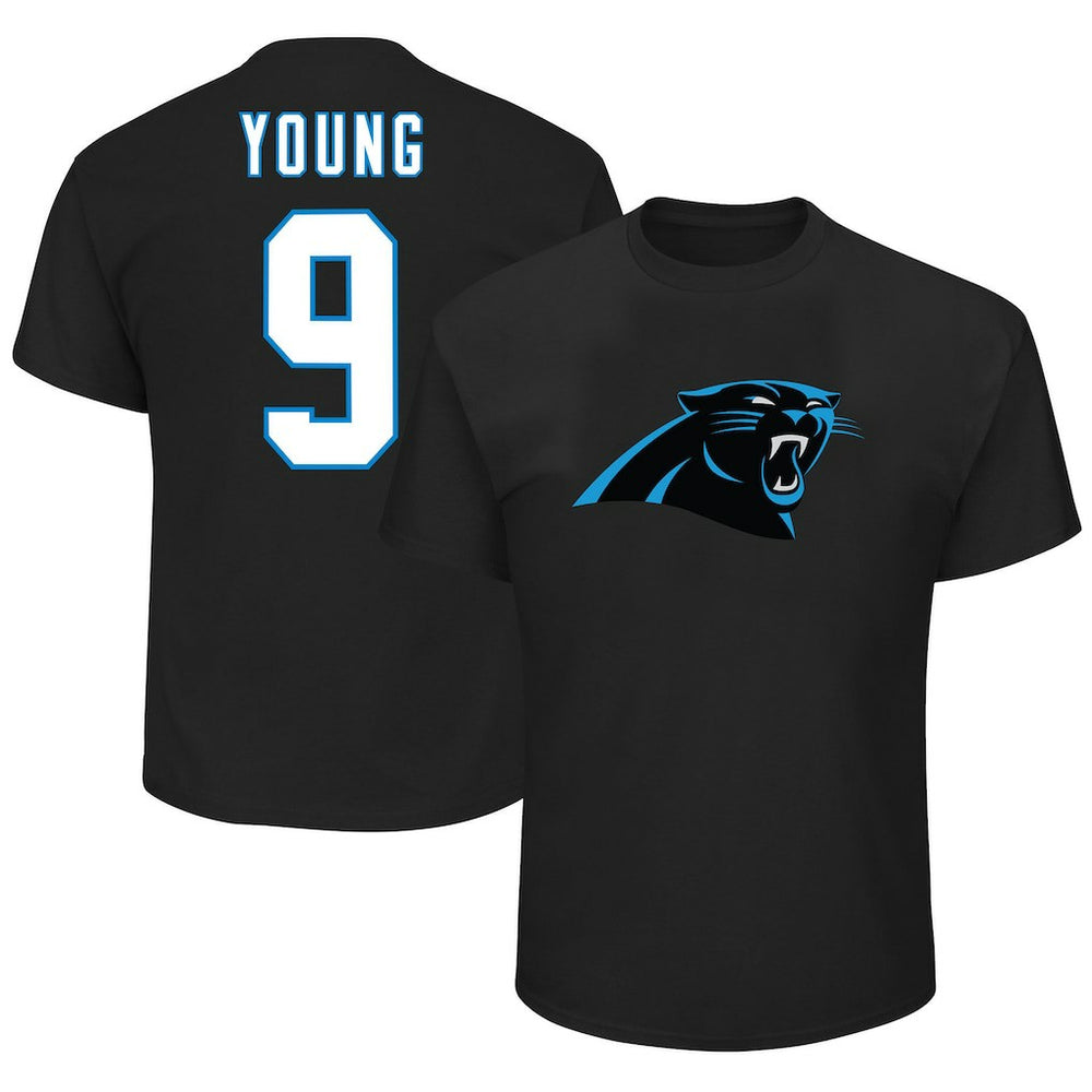 NFL Carolina Panthers Bryce Young  Big & Tall Player Name & Number T-Shirt