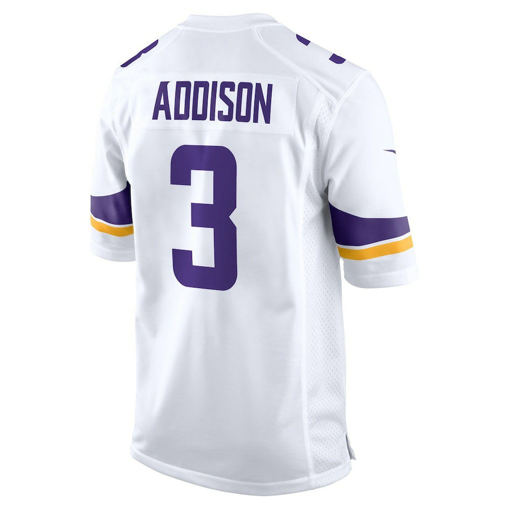 NFL Minnesota Vikings Jordan Addison  Away Game Jersey