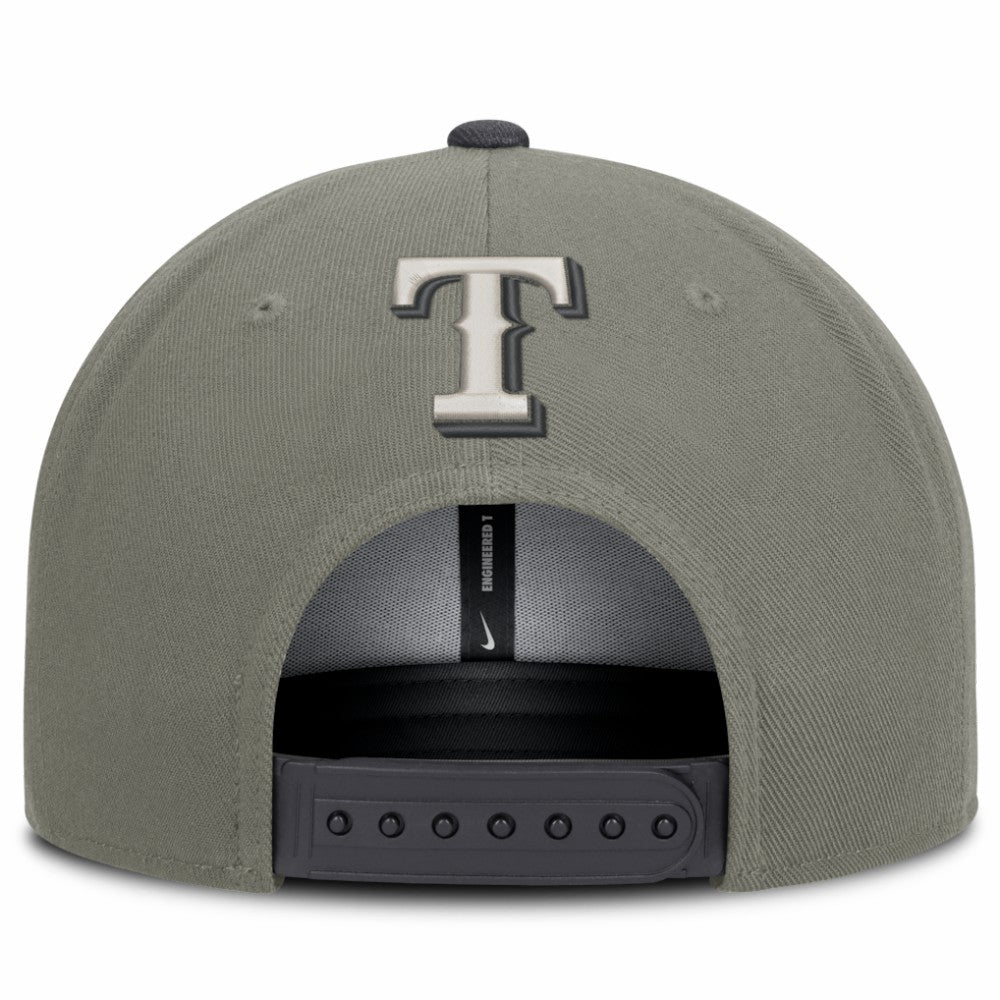 Texas Rangers Pro Dri-FIT Snapback Hat - Olive | Nike