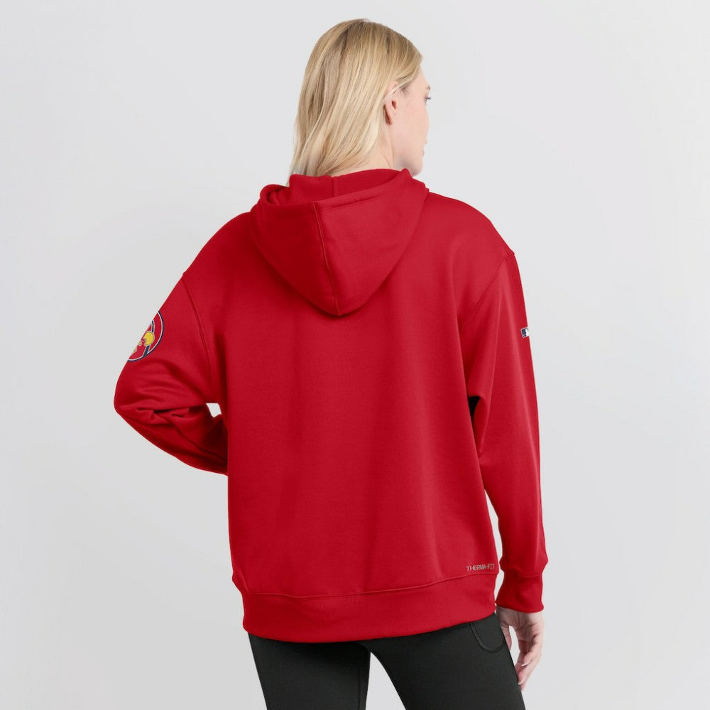 St. Louis Cardinals Women's 2024 City Connect Authentic Collection Practice Performance Pullover Hoodie - Red | Nike