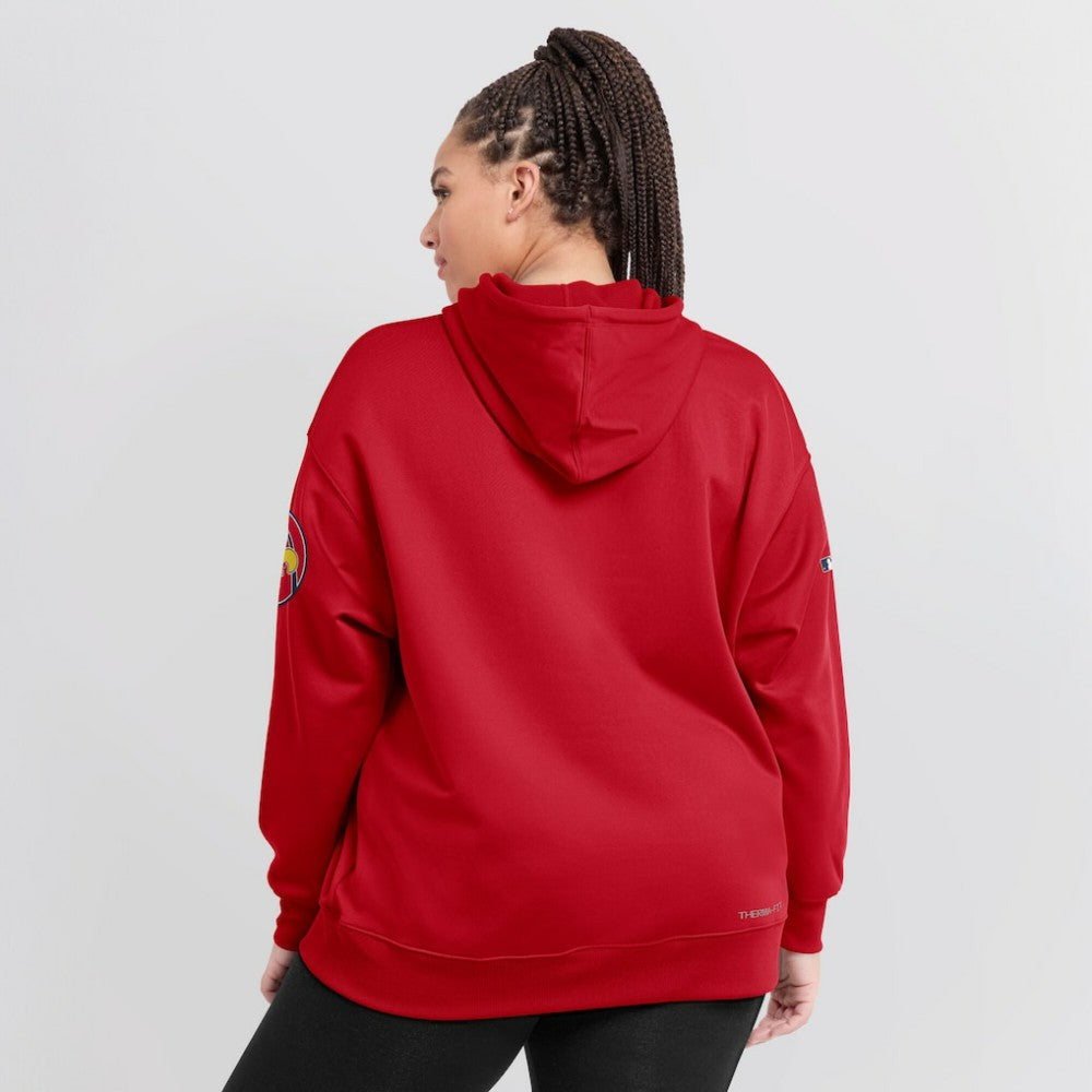 St. Louis Cardinals Women's 2024 City Connect Authentic Collection Practice Performance Pullover Hoodie - Red | Nike